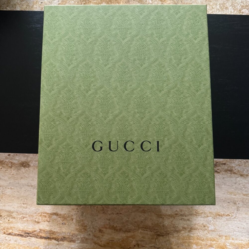 New Gucci Maxi GG Supreme Canvas Men Lace-Up Shoes - Picture 5 of 12